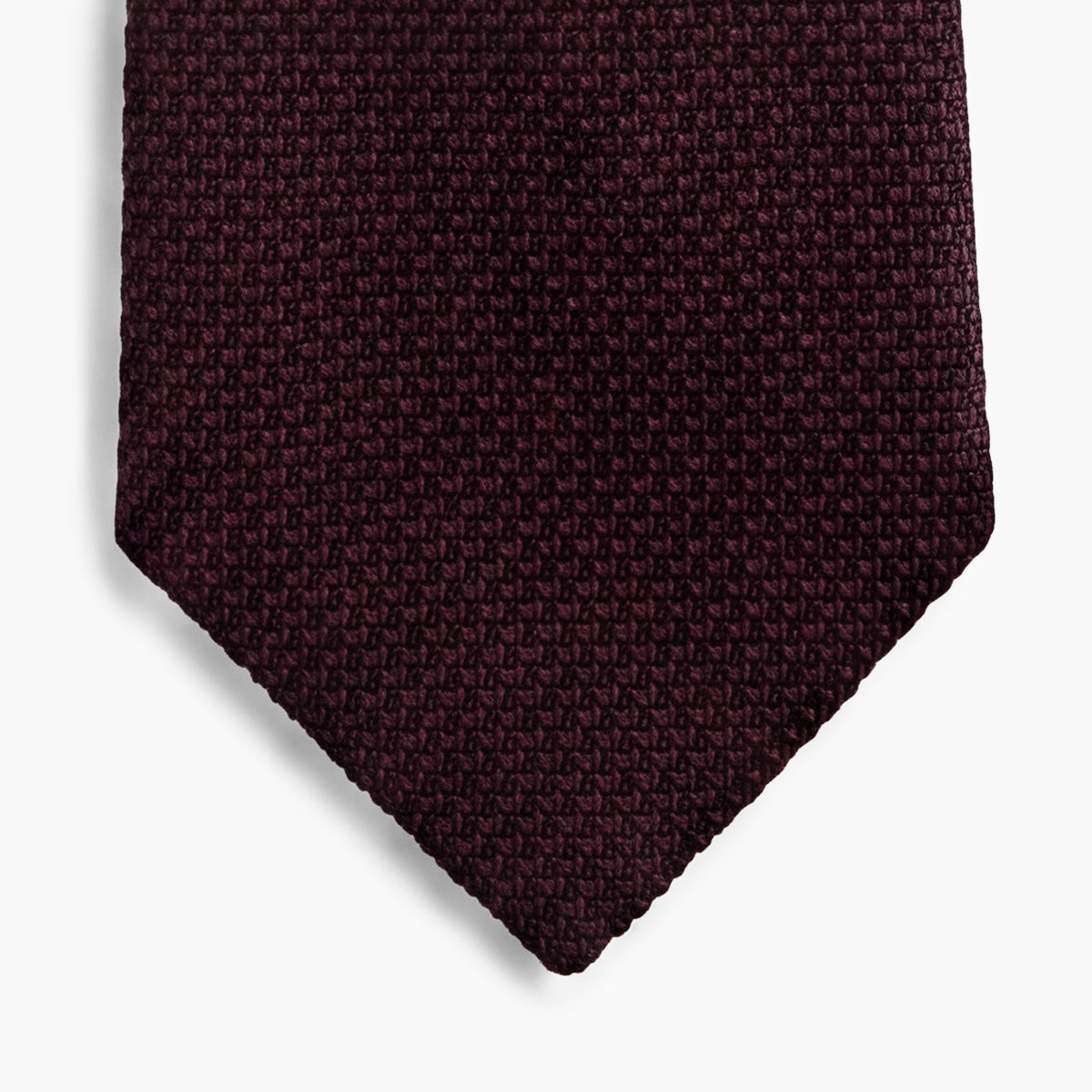 CRAVATTA AMARANTO 3 PIEGHE IN GARZA DI SETA - Tinta unita - Lorenzi Como luxury silk tie
