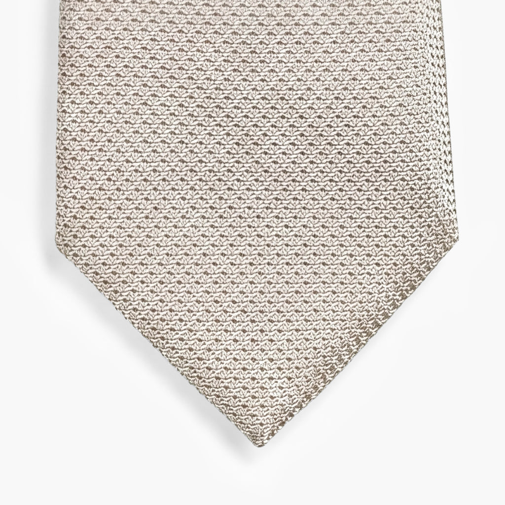 CRAVATTA PIETRA 3 PIEGHE IN GARZA DI SETA - Tinta unita - Lorenzi Como luxury silk tie