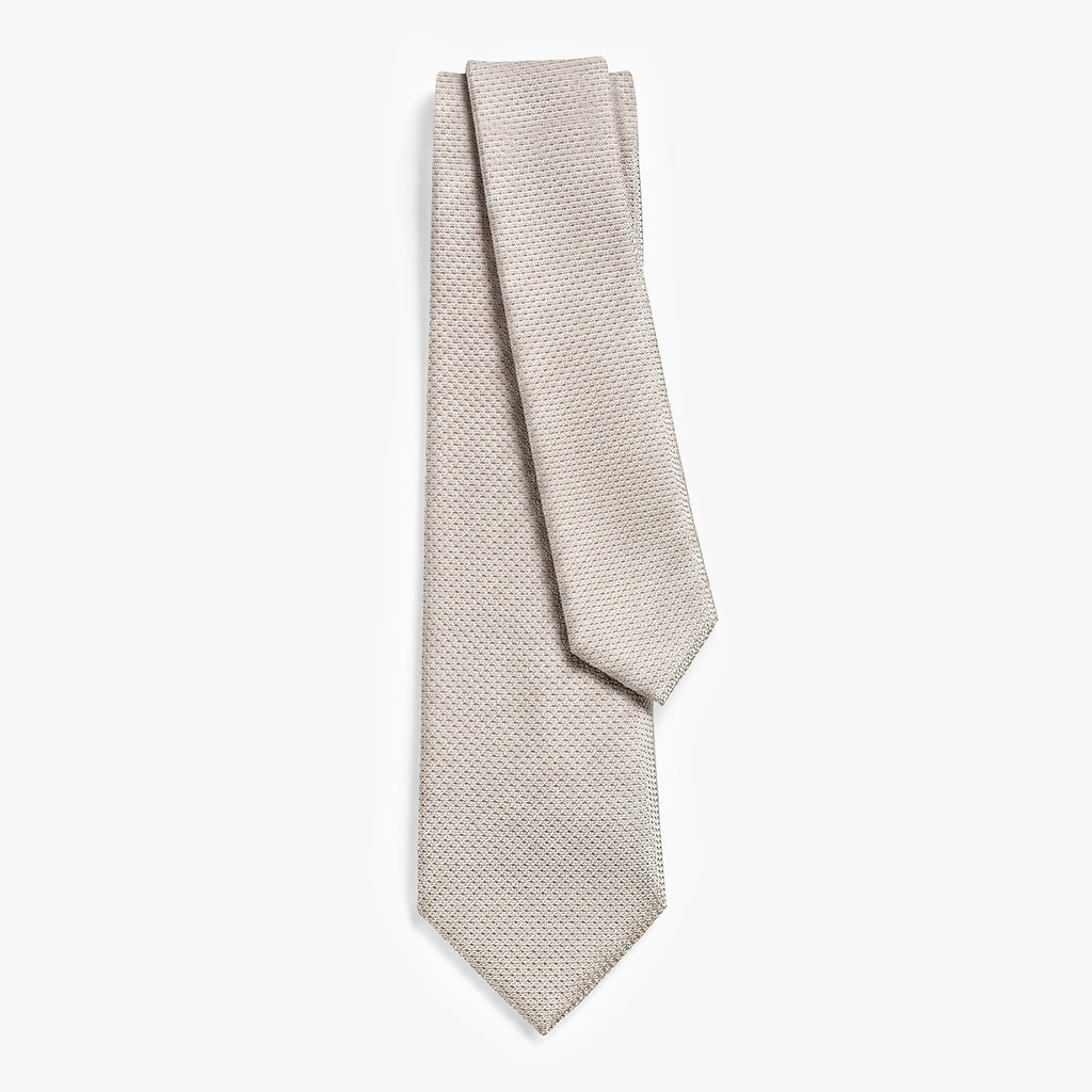 CRAVATTA PIETRA 3 PIEGHE IN GARZA DI SETA - Tinta unita - Lorenzi Como luxury silk tie