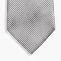CRAVATTA PERLA 3 PIEGHE IN GARZA DI SETA - Tinta unita - Lorenzi Como luxury silk tie