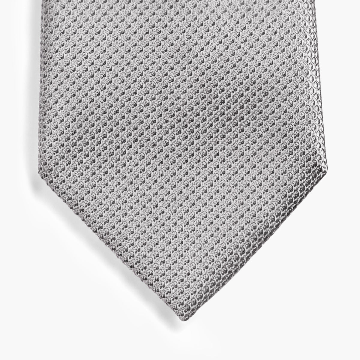 CRAVATTA PERLA 3 PIEGHE IN GARZA DI SETA - Tinta unita - Lorenzi Como luxury silk tie