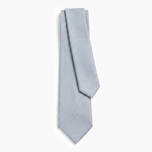 CRAVATTA 3 PIEGHE IN GARZA DI SETA - Tinta unita - Lorenzi Como luxury silk tie