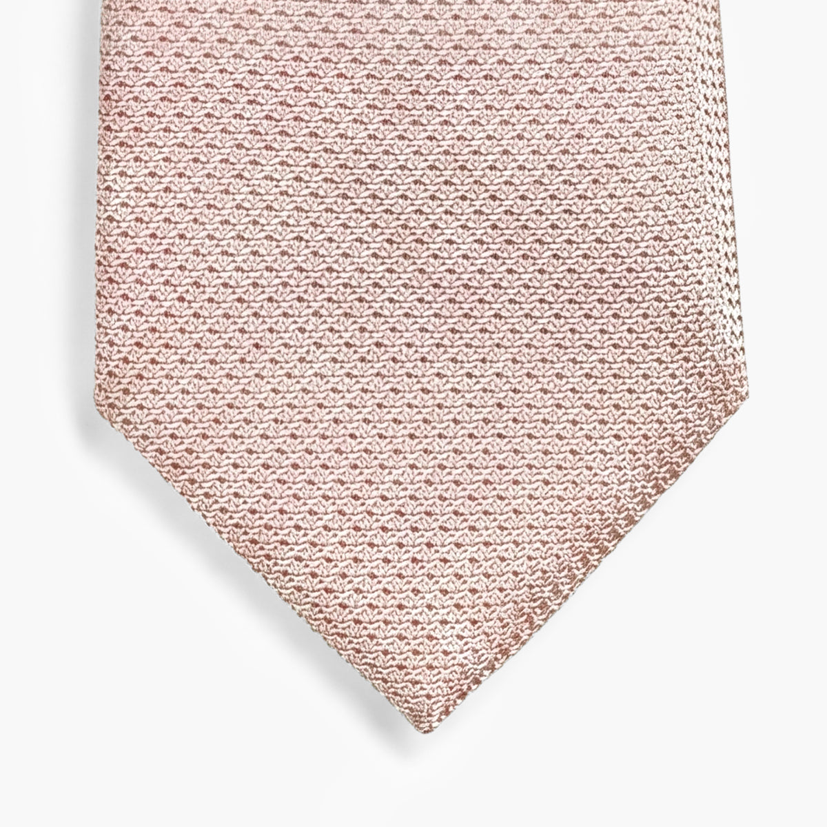 CRAVATTA FARD 3 PIEGHE IN GARZA DI SETA - Tinta unita - Lorenzi Como luxury silk tie