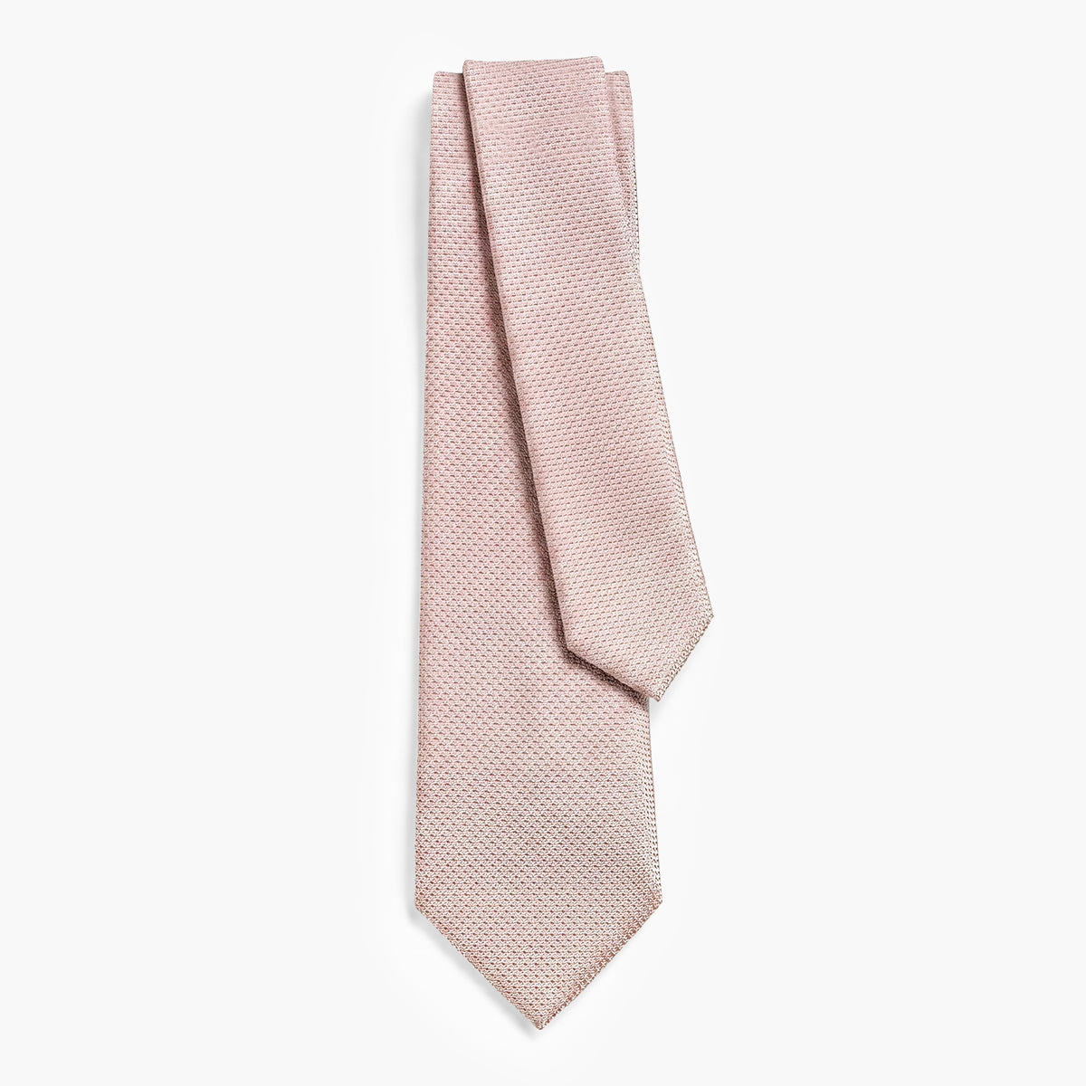 CRAVATTA FARD 3 PIEGHE IN GARZA DI SETA - Tinta unita - Lorenzi Como luxury silk tie