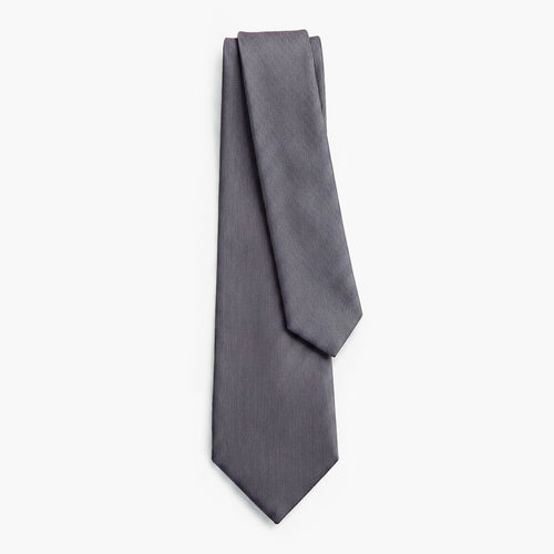 CRAVATTA ARGENTO 7 PIEGHE IN SETA JACQUARD - Armatura reps - Lorenzi Como luxury silk tie