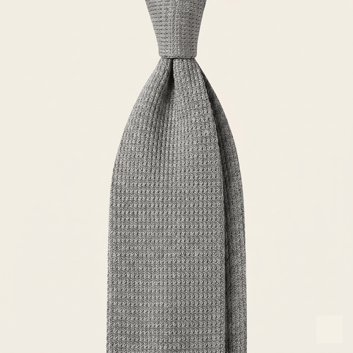 CRAVATTA PERLA 3 PIEGHE IN GARZA DI SETA - Lorenzi Como luxury silk tie