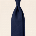 DARK BLUE 5 FOLD SARTORIAL CLASSIC SILK TIE
