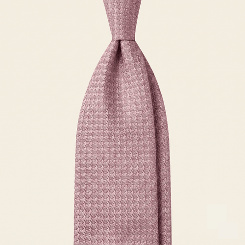 CRAVATTA FARD 3 PIEGHE IN GARZA DI SETA - Lorenzi Como luxury silk tie