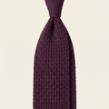 CRIMSON 3 FOLD SILK GARZA TIE