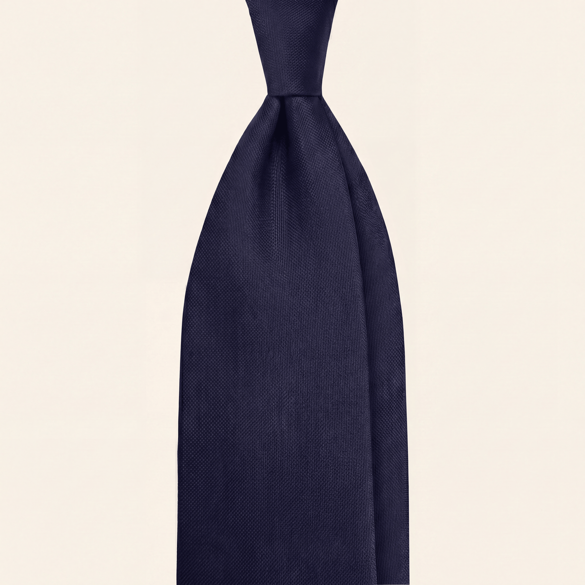 CRAVATTA BLU SCURO 3 PIEGHE IN SETA JACQUARD II