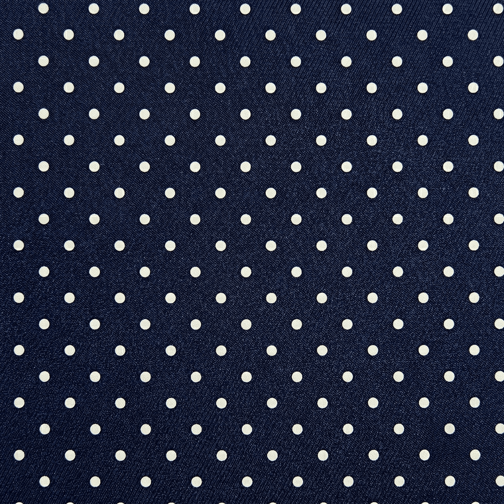 DARK BLUE 5 FOLD JACQUARD SILK TIE