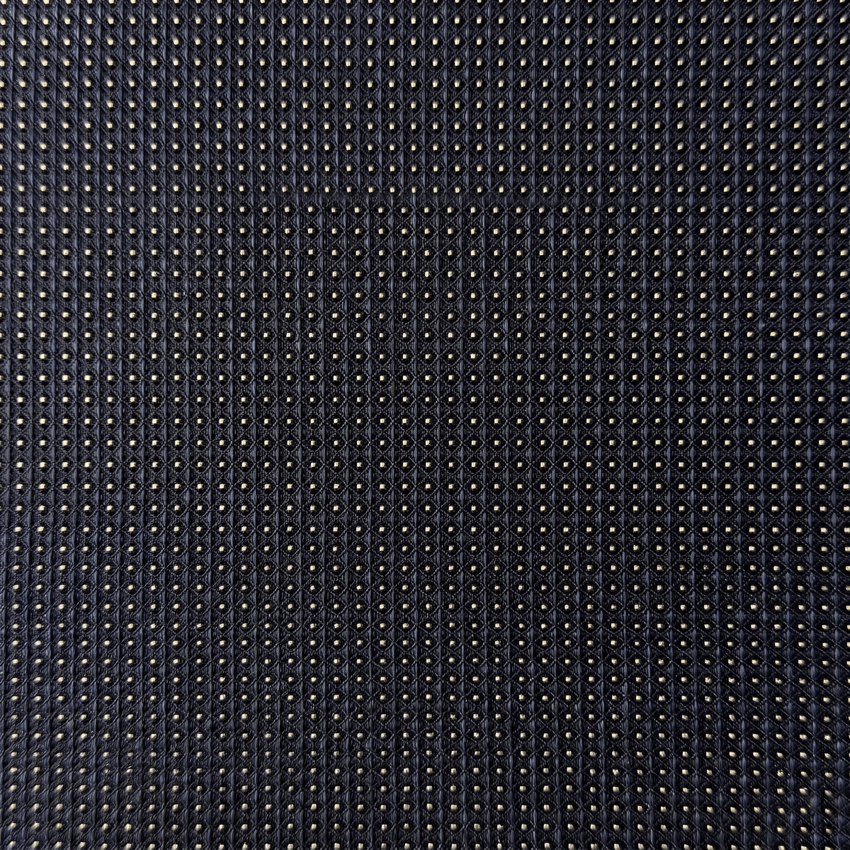 CRAVATTA BLU SCURO 5 PIEGHE IN SETA JACQUARD - Pois bianchi