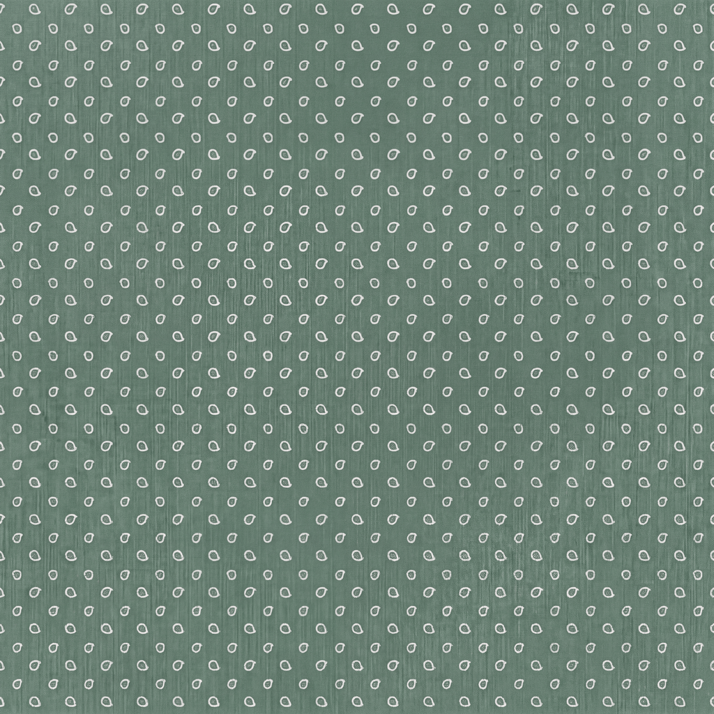 SAGE GREEN JACQUARD SILK TIE - Small paisley