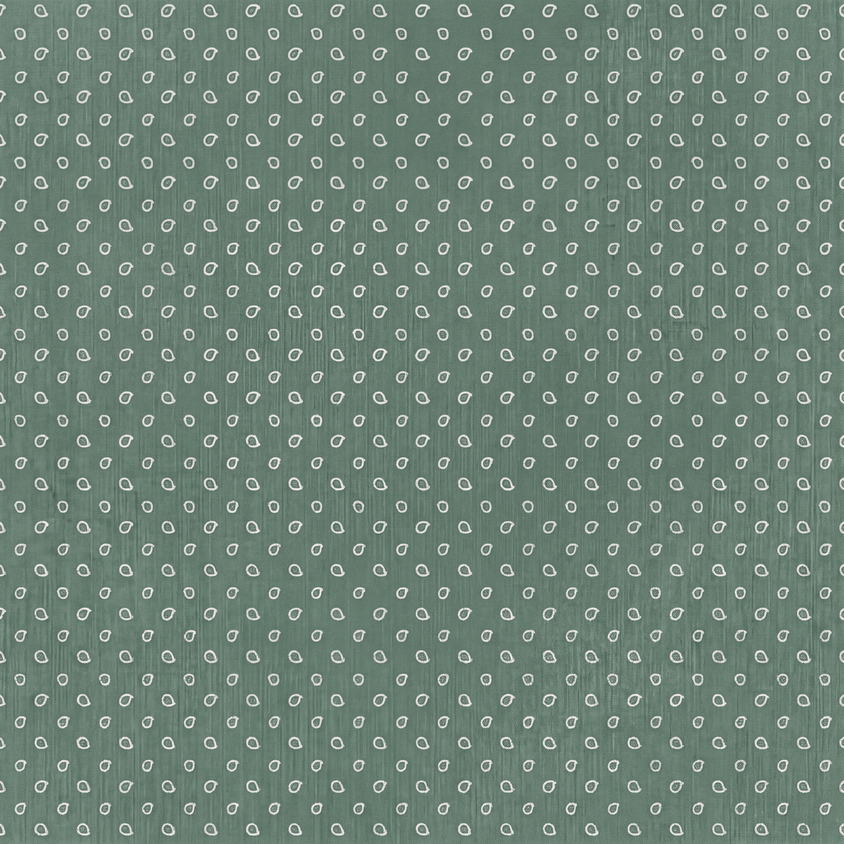 CRAVATTA VERDE SALVIA IN SETA JACQUARD - Paisley piccolo