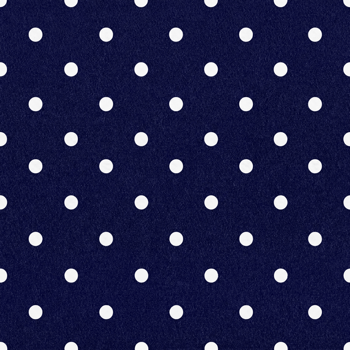 CRAVATTA BLU SCURO 3 PIEGHE SARTORIALE IN SETA - Pois bianchi