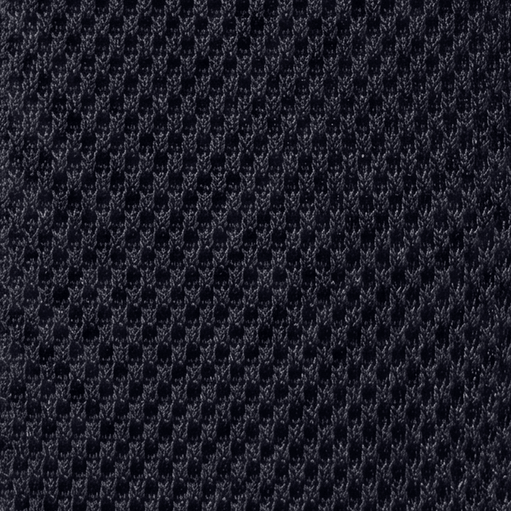 BLACK 3 FOLD SILK GARZA TIE