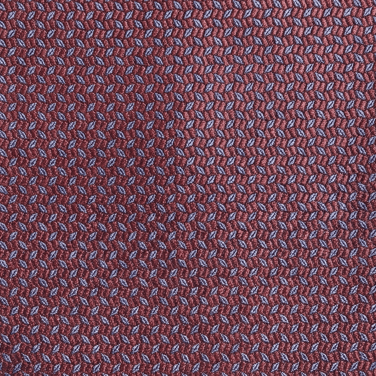 CRAVATTA BORDEAUX IN SETA JACQUARD - Microfoglie