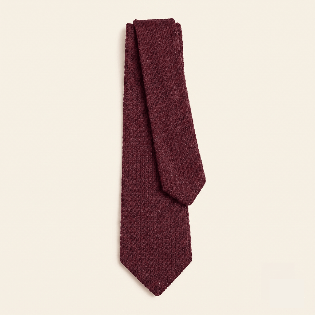 POMEGRANATE 3 FOLD SILK GARZA TIE
