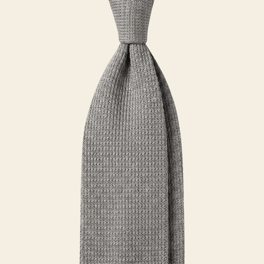 CRAVATTA PERLA 3 PIEGHE IN GARZA DI SETA - Lorenzi Como luxury silk tie
