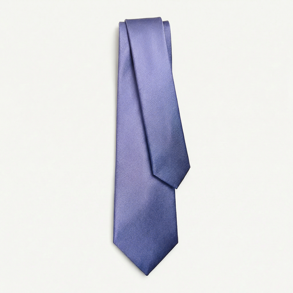 POWDER BLUE SARTORIAL SILK TIE - Solid color