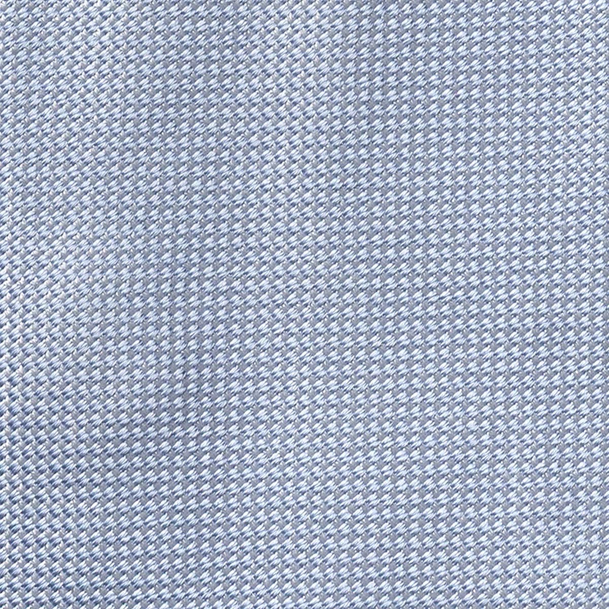 Light Blue Jacquard Silk Tie, 7-Fold - Solid