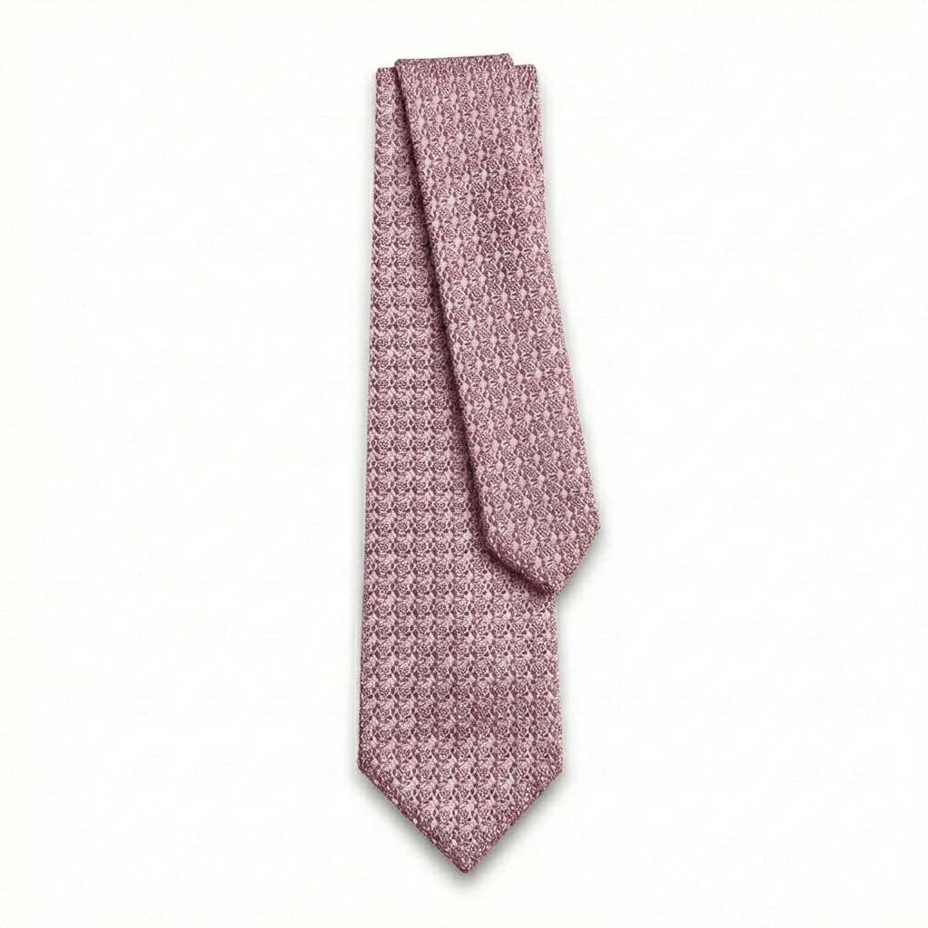 FARD HANDMADE 3-FOLD GRENADINE SILK TIE