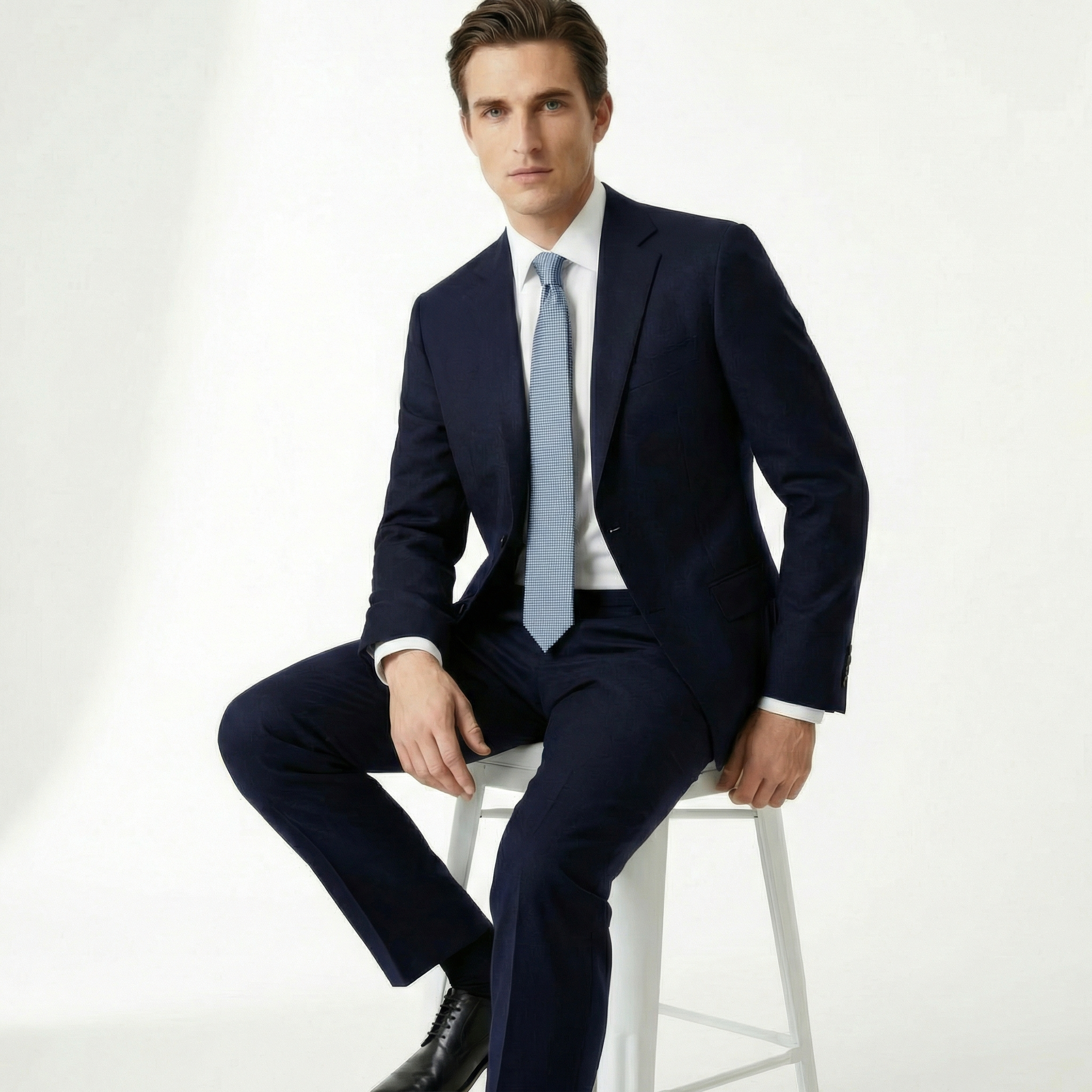 LIGHT BLUE 5-FOLD SARTORIAL SILK TIE