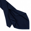 DARK BLUE 5-FOLD SARTORIAL SILK TIE