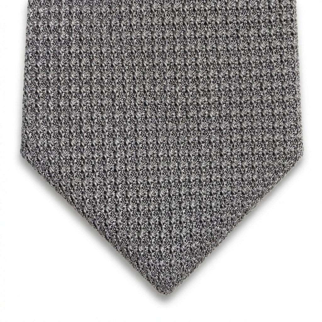 PEARL HANDMADE 3-FOLD GRENADINE SILK TIE