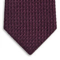 AMARANTO HANDMADE 3-FOLD GRENADINE SILK TIE