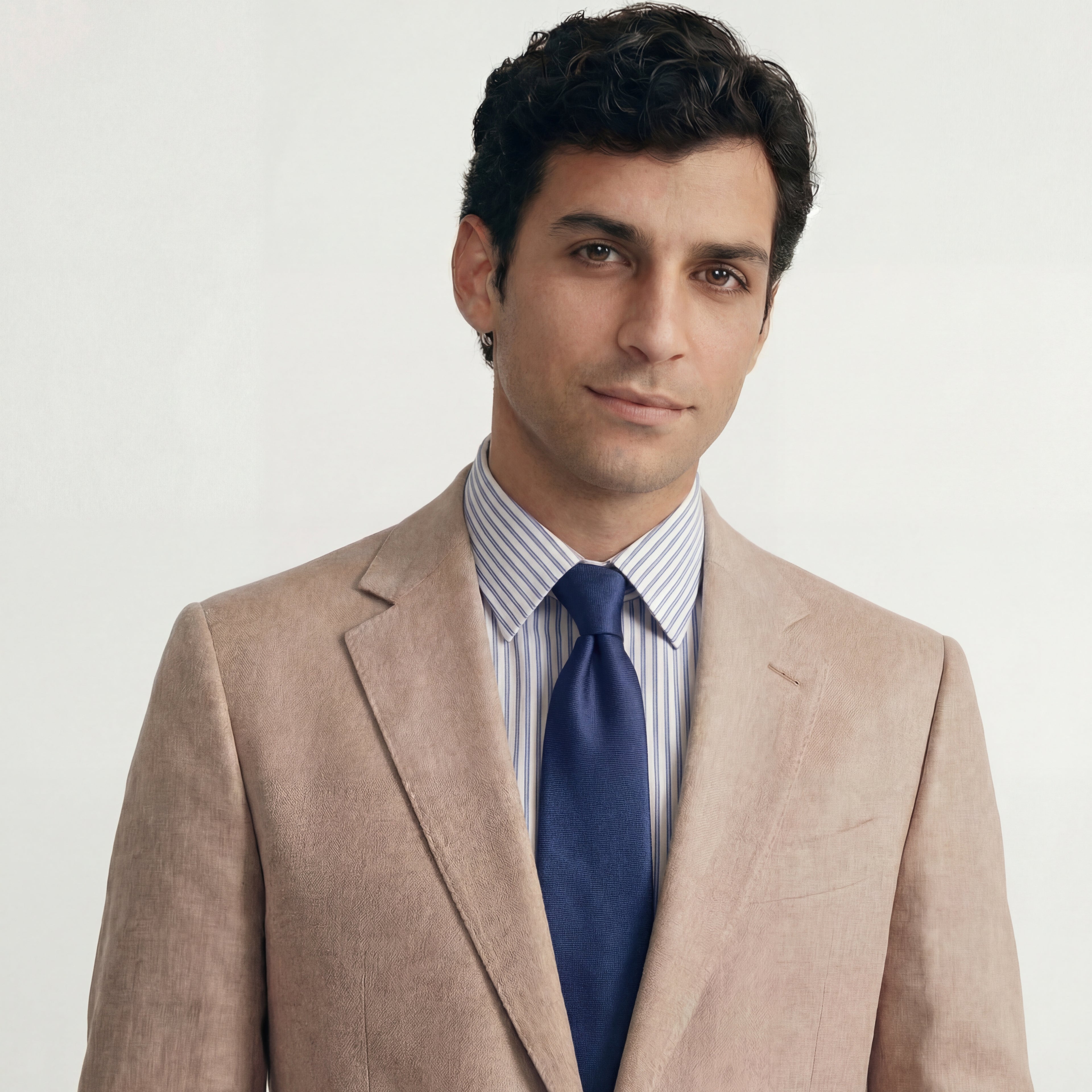 BLUE SARTORIAL SILK TIE - Solid color