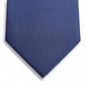BLUE JACQUARD SILK TIE - Subtle textured weave - Lorenzi Como luxury silk tie