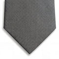 cravatta grigio 3 pieghe in seta jacquard con microdisegno, fatta a mano a Como da Lorenzi Como